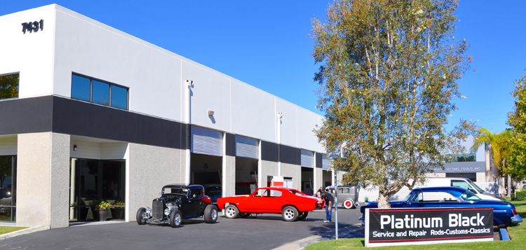 Auto Restoration, Modification and Service for Custom and Classic Hot Rods at Platinum Black in Huntington Beach, CA