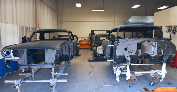 Auto Restoration, Modification and Service for Custom and Classic Hot Rods at Platinum Black in Huntington Beach, CA