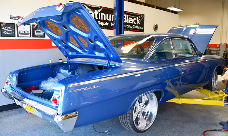 Auto Restoration, Modification and Service for Custom and Classic Hot Rods at Platinum Black in Huntington Beach, CA